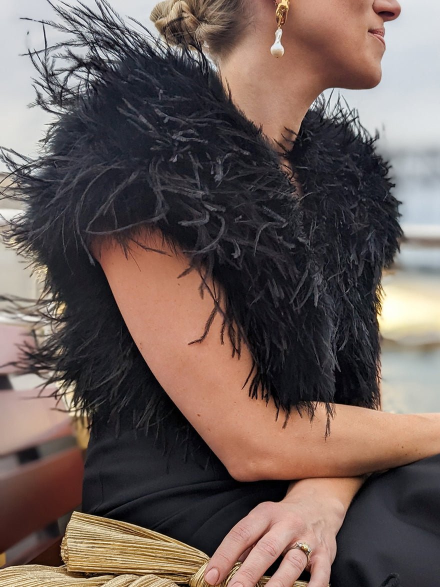 Bubish Luxe Berlin feathered Bolero photo 2