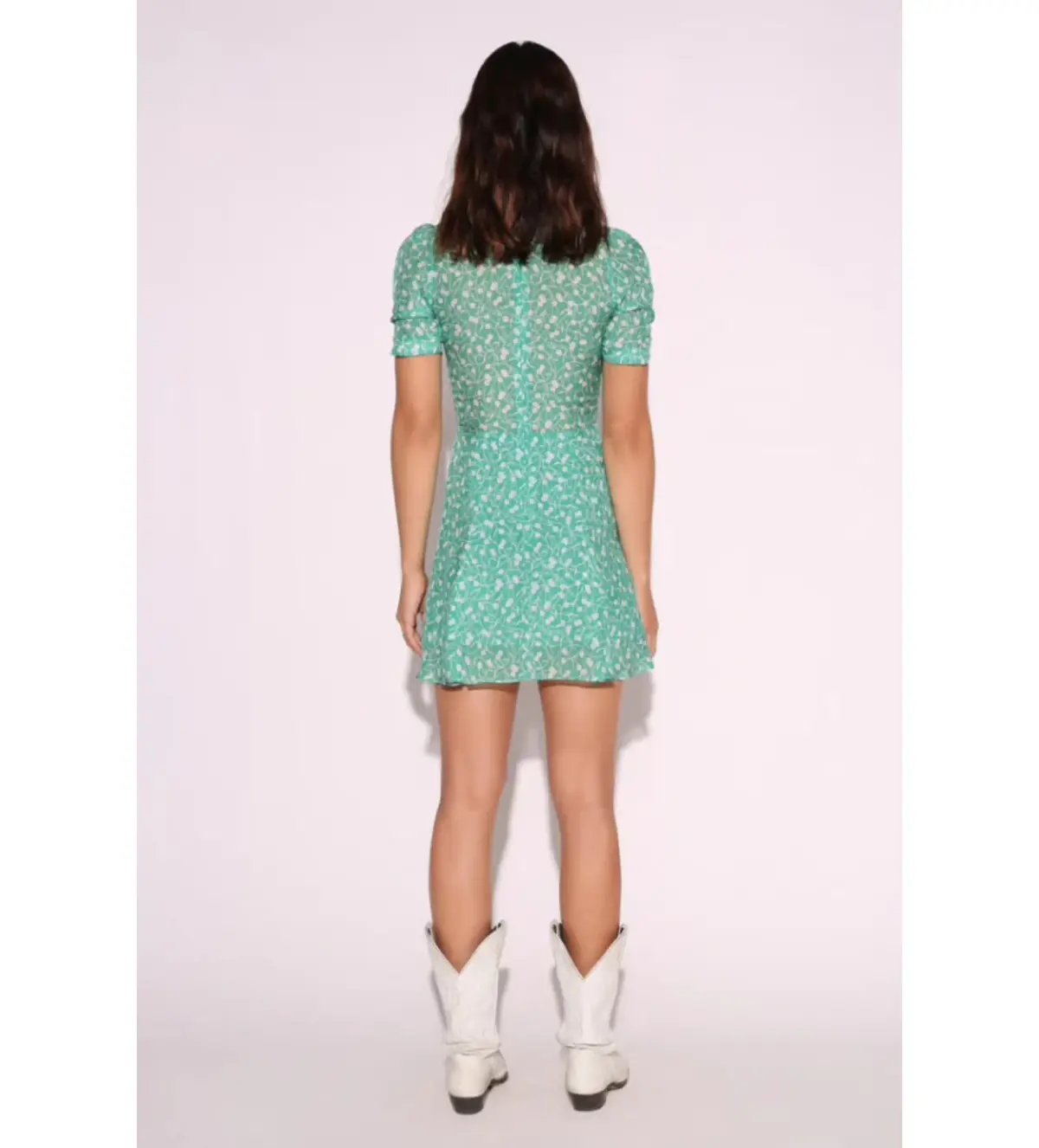 Realisation Par Ozzie Poison Ivy Silk Mini Dress Size 10 photo 2