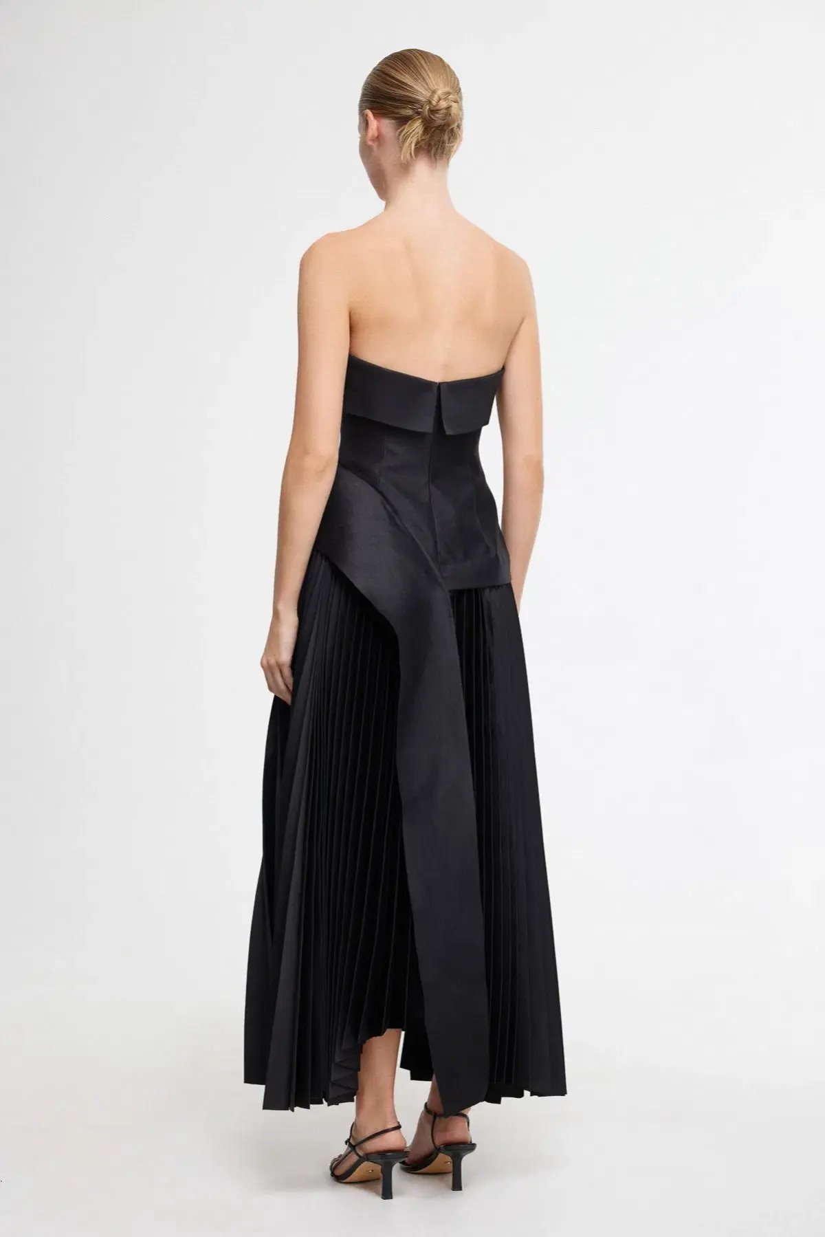 Acler Hammil Midi Dress Black Size 12 photo 3