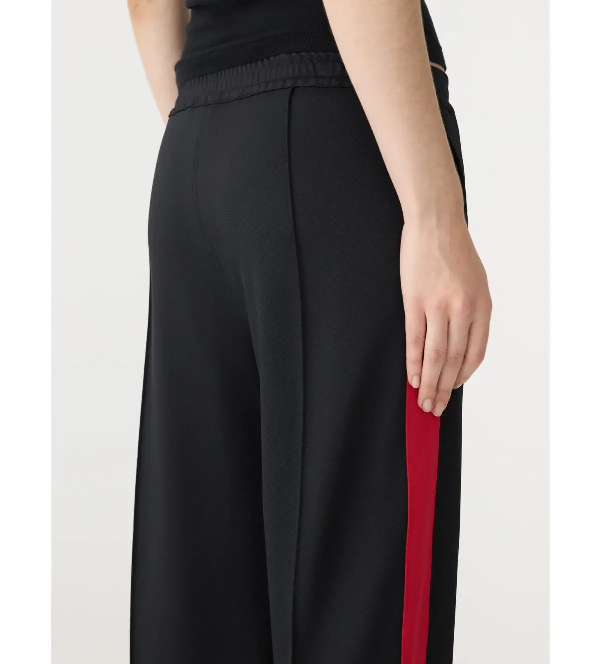 Bassike Twill Stripe Detail Pants Black Size M / AU 10 photo 5