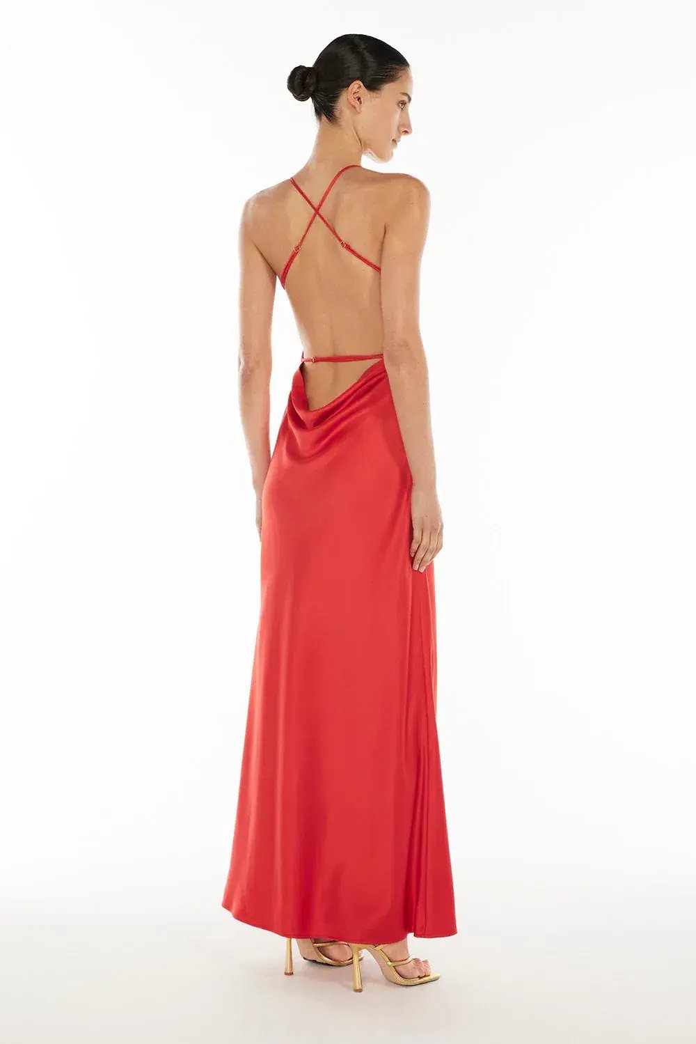 Manning Cartell Saturation Point Slip Maxi Dress Red Size 8 photo 5