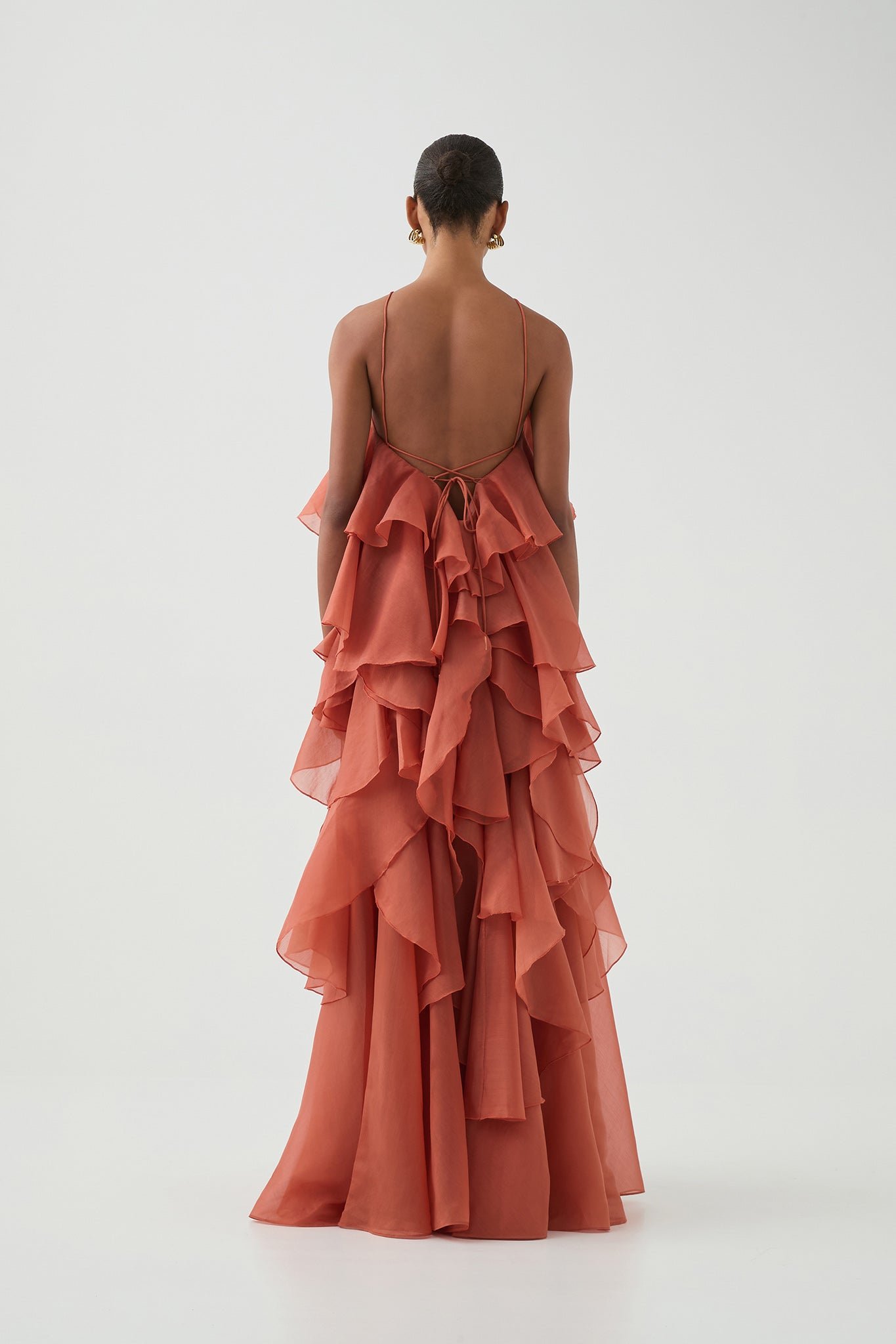 Pandorea Dress in Coral Clay photo 15