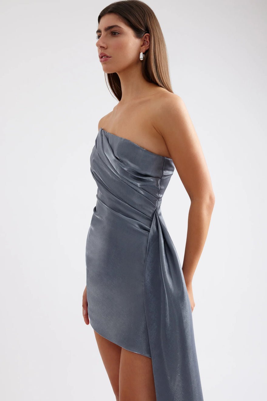 Lexi Lena Dress - Steel photo 2