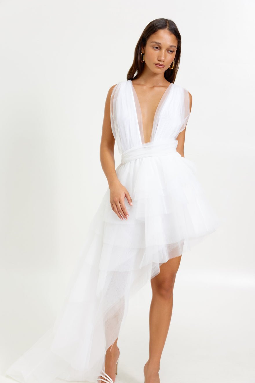 Lexi Lola Dress - White photo 3
