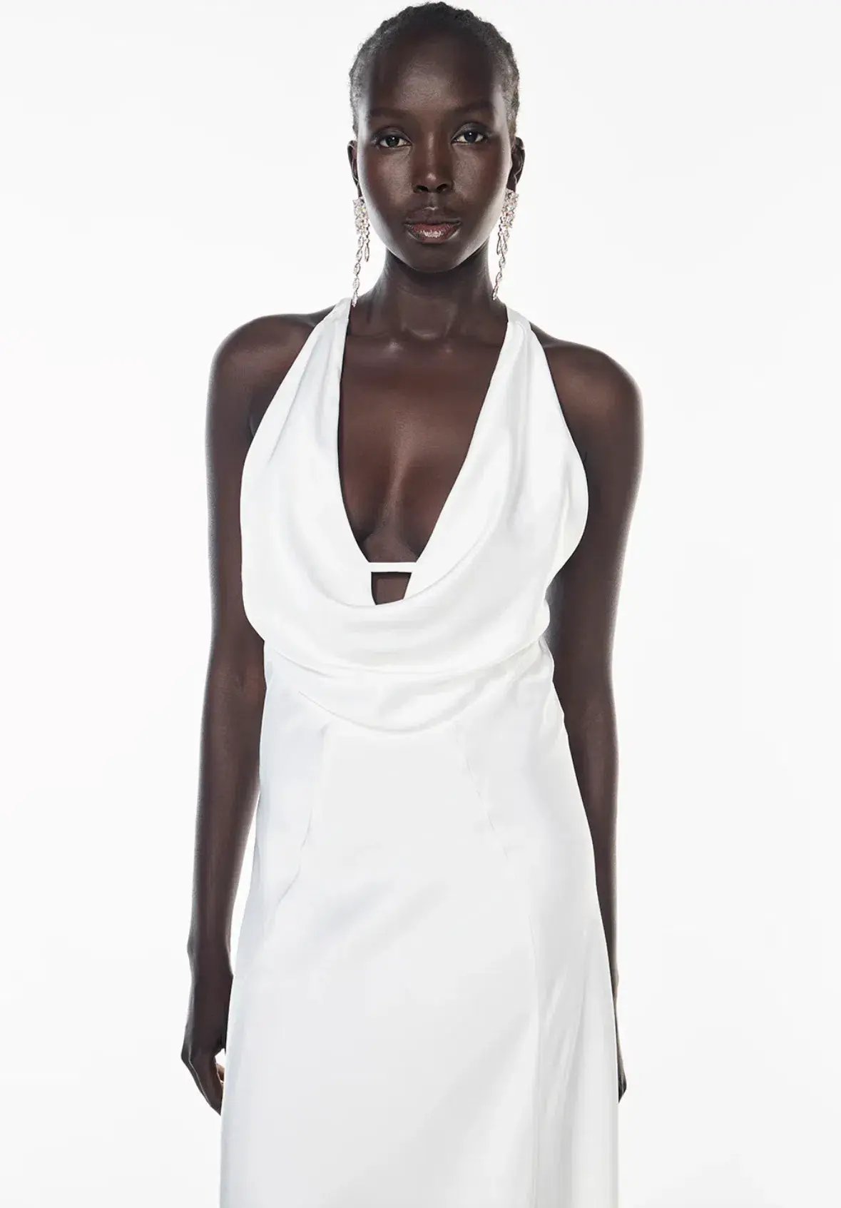 Manning Cartell CHARMED COWL SLIP DRESS in White AU 8 photo 2