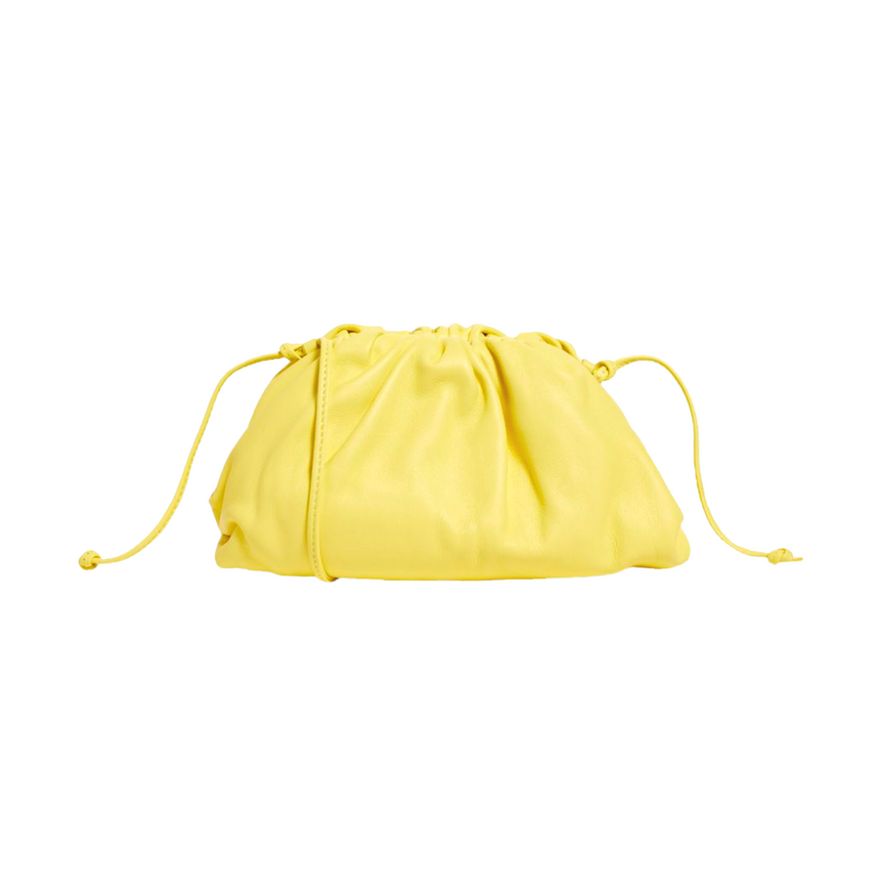 Bottega Veneta Mini Leather Clutch (yellow) photo 2