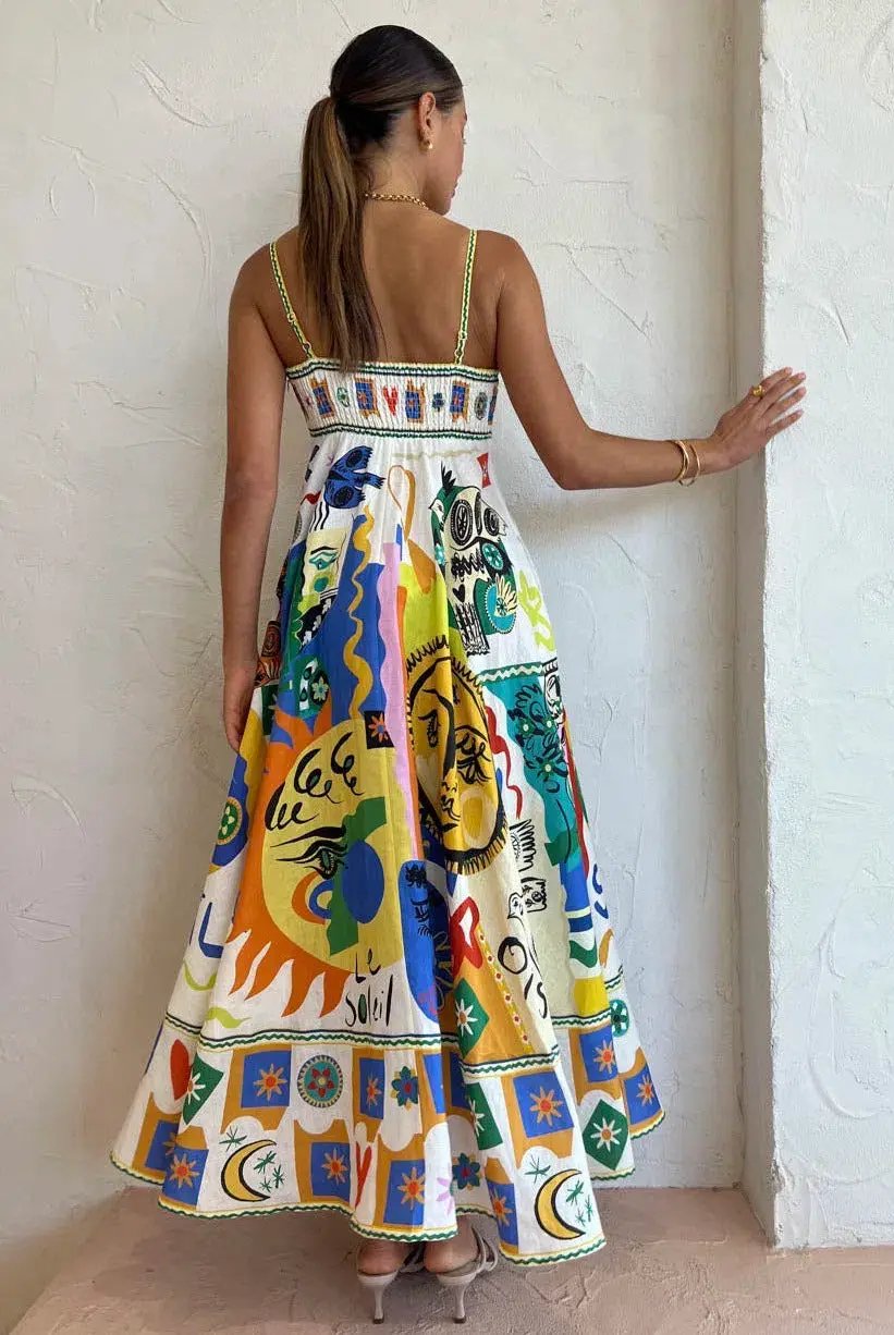 Alemais Soleil Sundress Print Size 14 photo 3