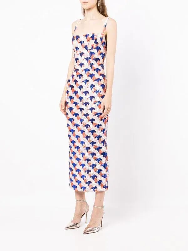 Rachel Gilbert Priya Dress Print Size AU 12 photo 2