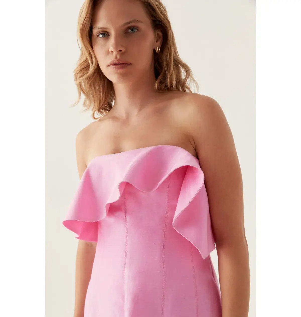 Aje Shallows Strapless Gown Bon Bon Pink Size AU 10 photo 2