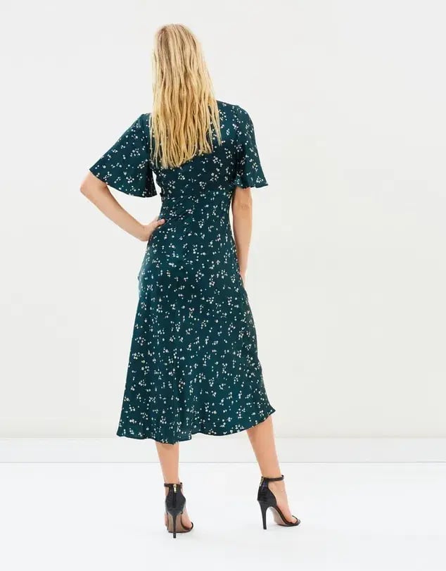 Bec & Bridge Jardin Midi dress Green Size 14 photo 4