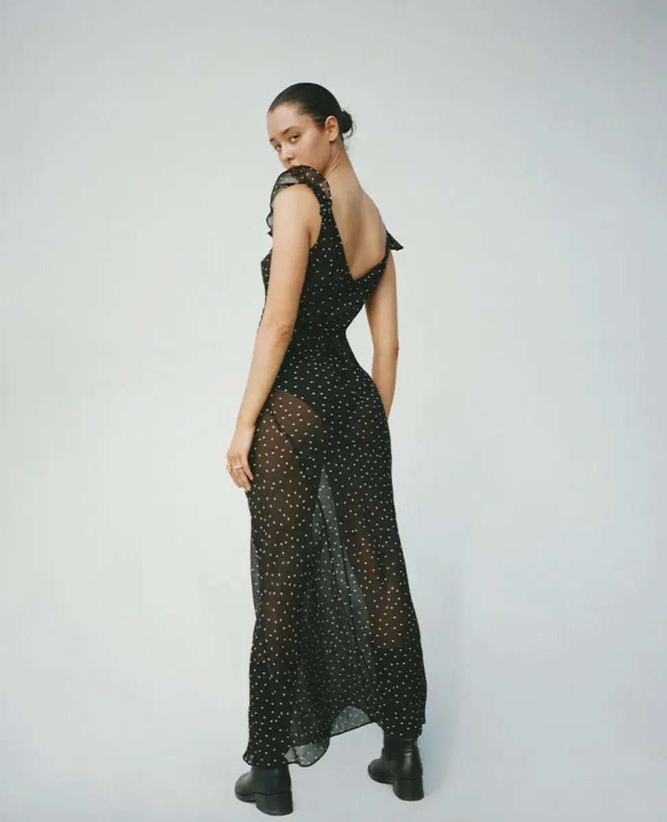 Realisation Par Lila Maxi Dress Black Size AU 8 photo 4