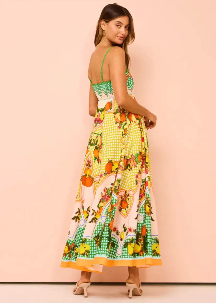 Alemais Lemonis Sundress Multi Size 10 photo 3