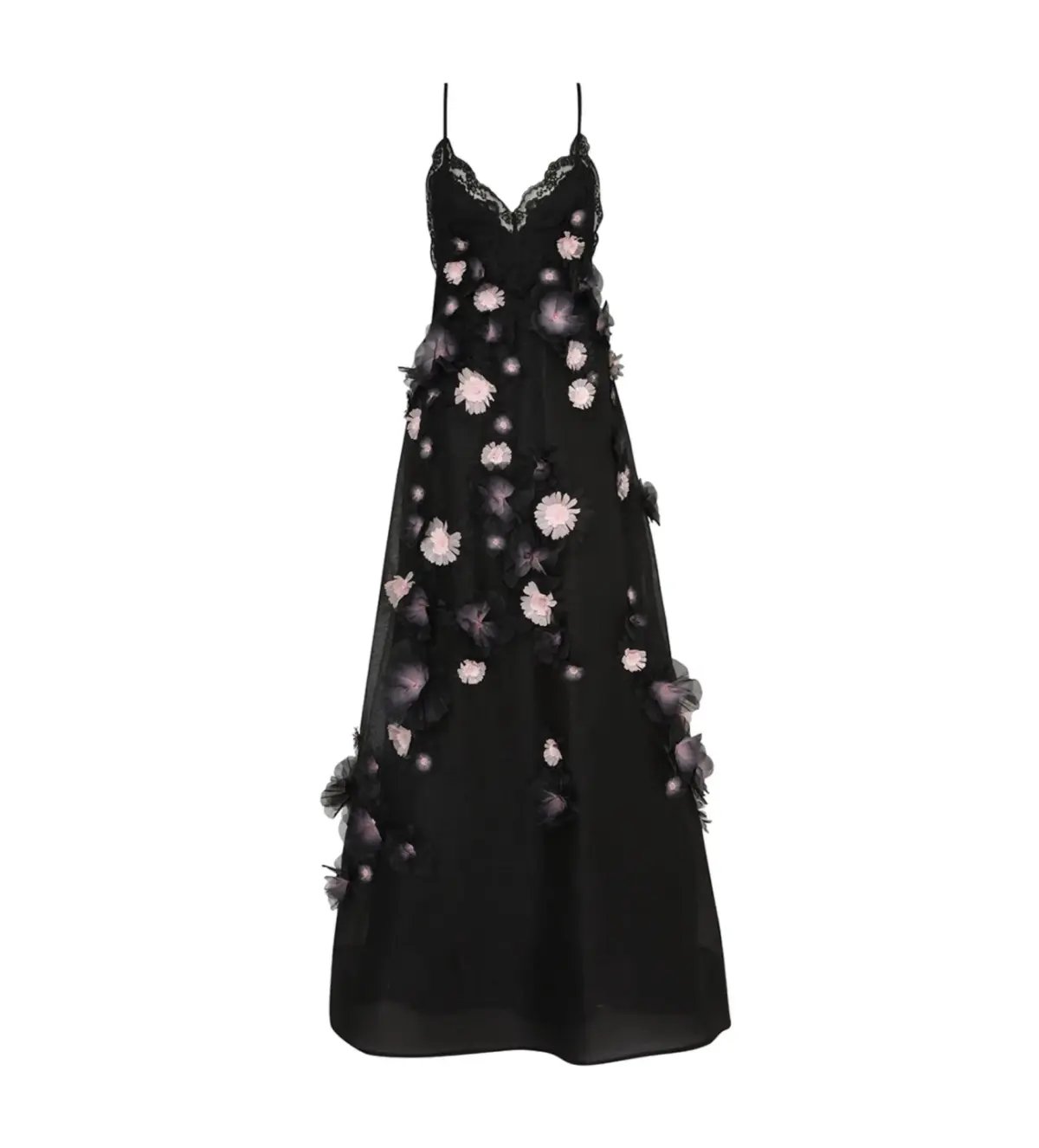 Zimmermann Matchmaker Daisy Slip Maxi Dress in Black Size AU 10 photo 5