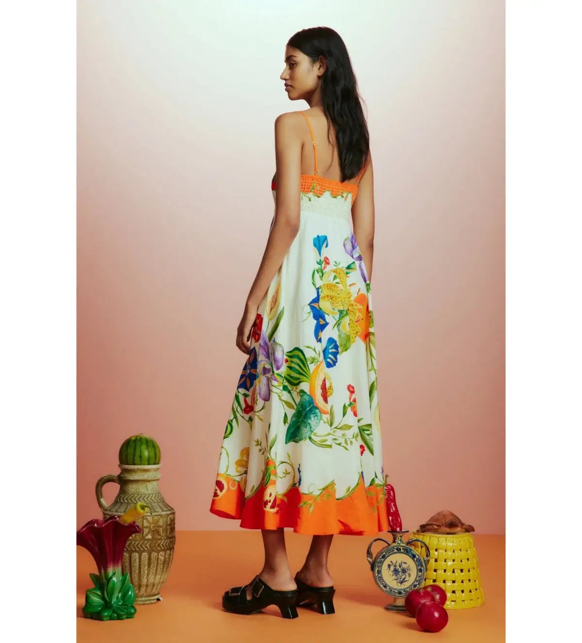 Alemais Flores Midi Sundress Floral Size 12 photo 4