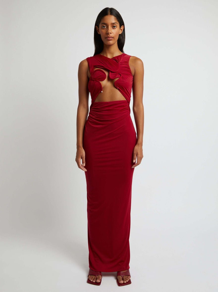 Christopher Esber Venus Tank Cherry Dress photo 3