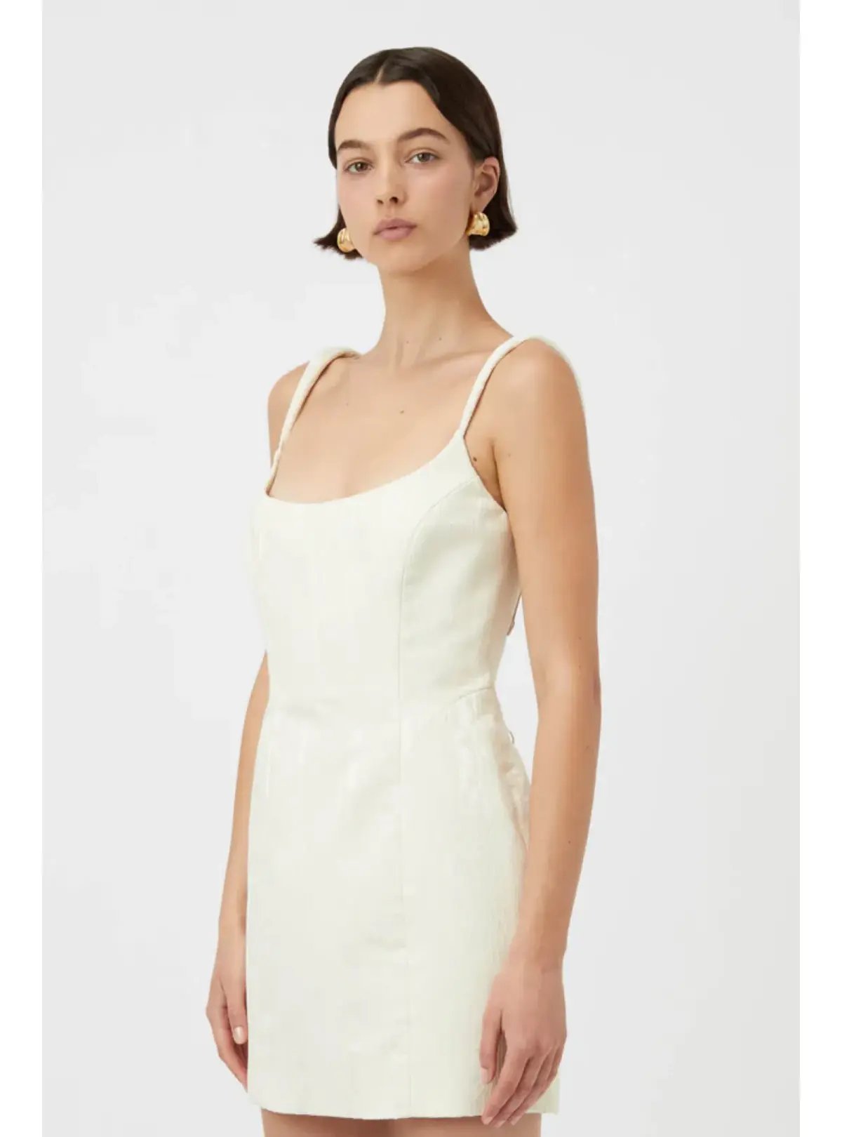 Camilla & Marc Malla Mini Dress in Cream Size AU 10 photo 2