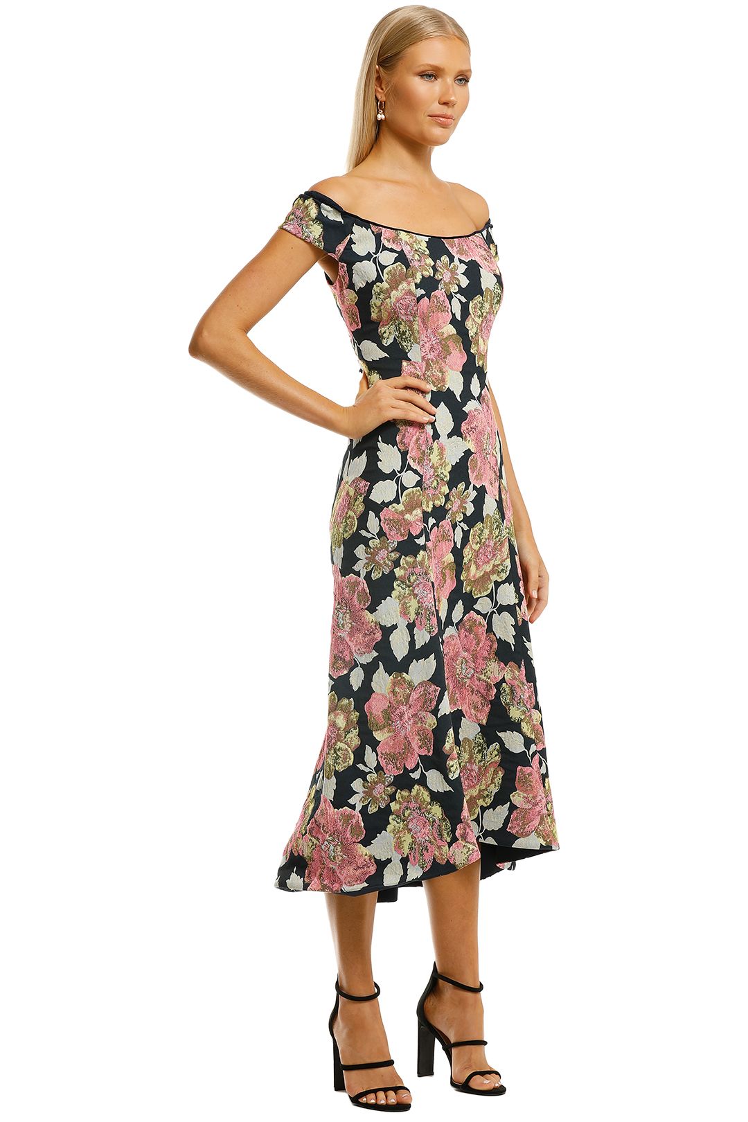 Beatrice Midi A-Line Dress - Floral photo 2
