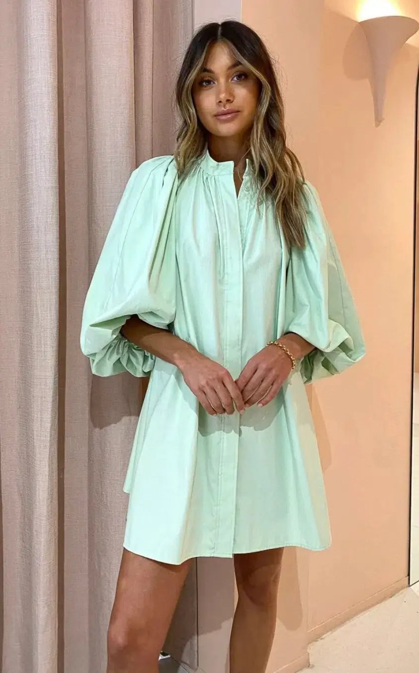 Camilla and Marc Kyra Mini Dress Sour Apple Size 14 photo 2