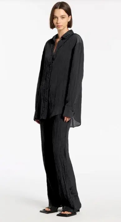 Sir the Label Suri Shirt and Pant Set Black Size AU 8 photo 4