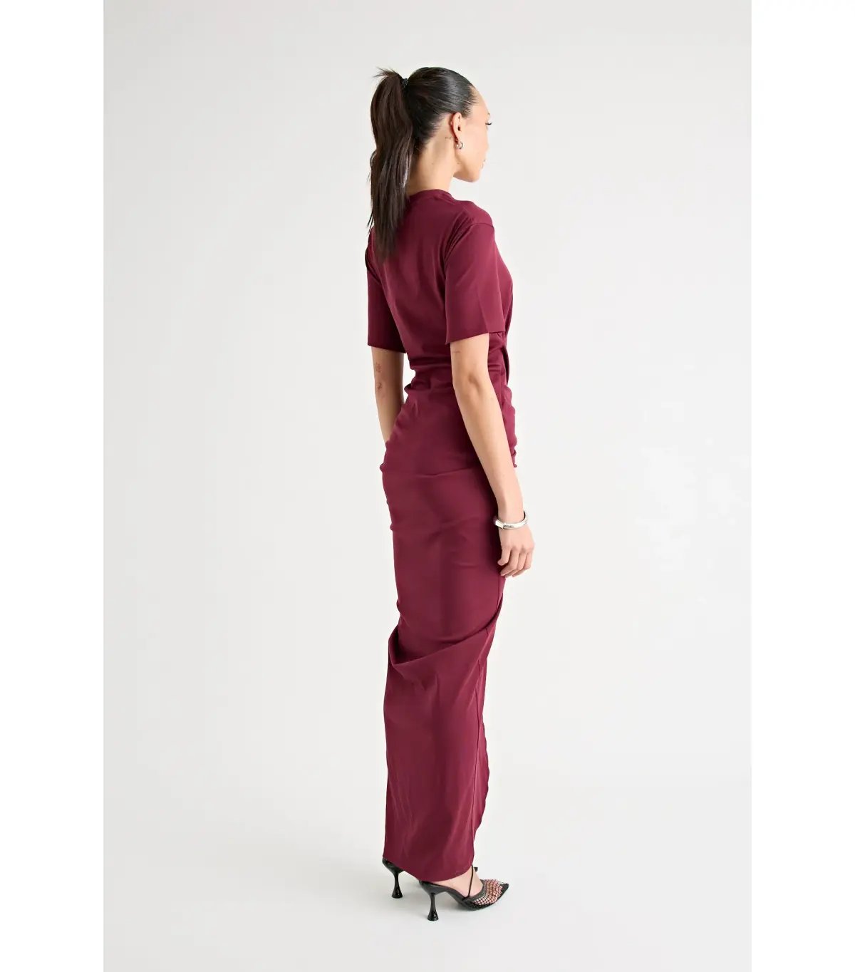 Pfeiffer Niko Maxi Dress in Burgundy Size AU 8 photo 5