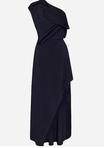 Bianca Spender New Jersey Ariel Dress Navy Size 1/ AU 8 photo 2