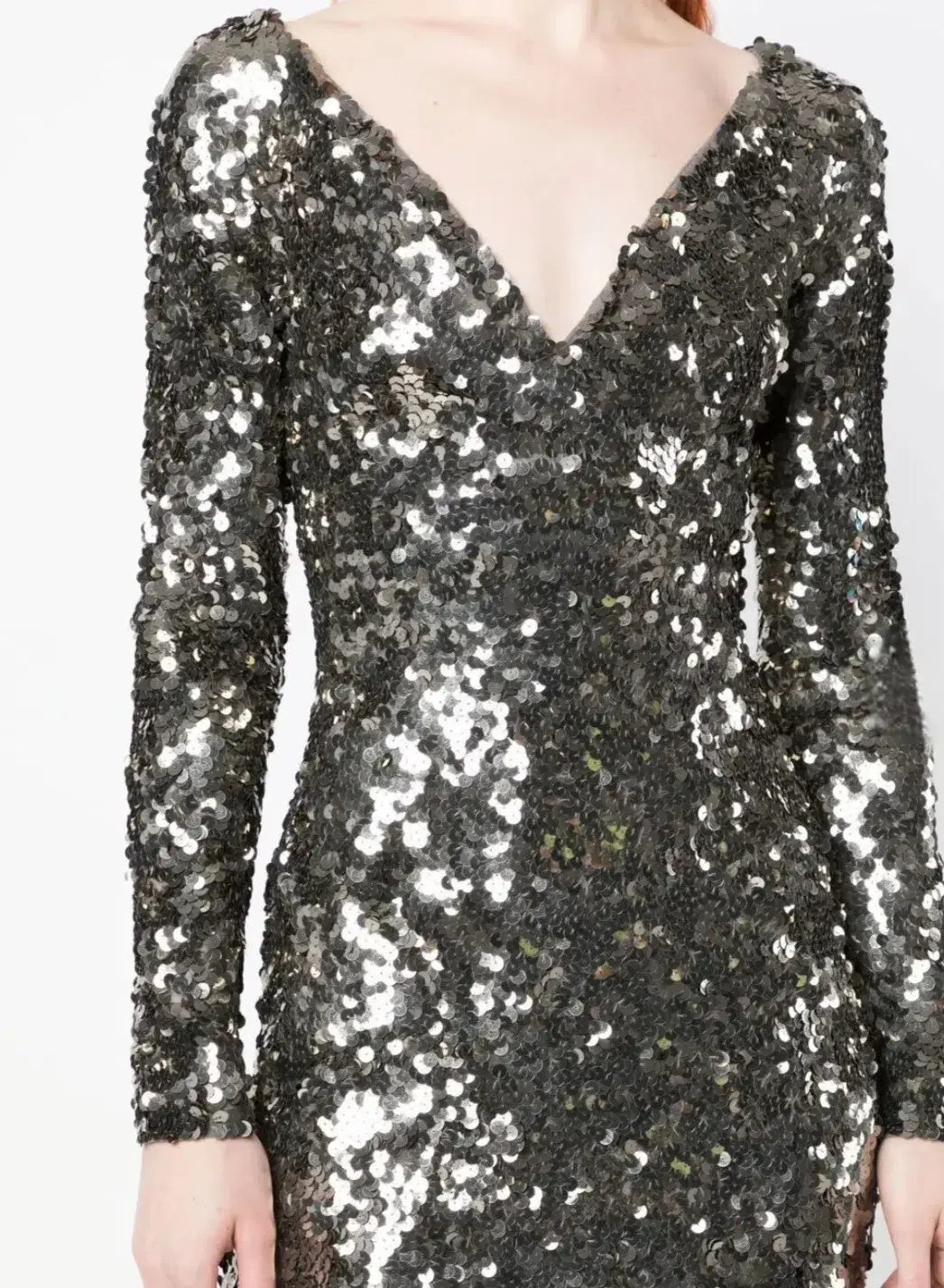 Rachel Gilbert Fleur Midi Dress Gunmetal Size 3 / AU 12 photo 6