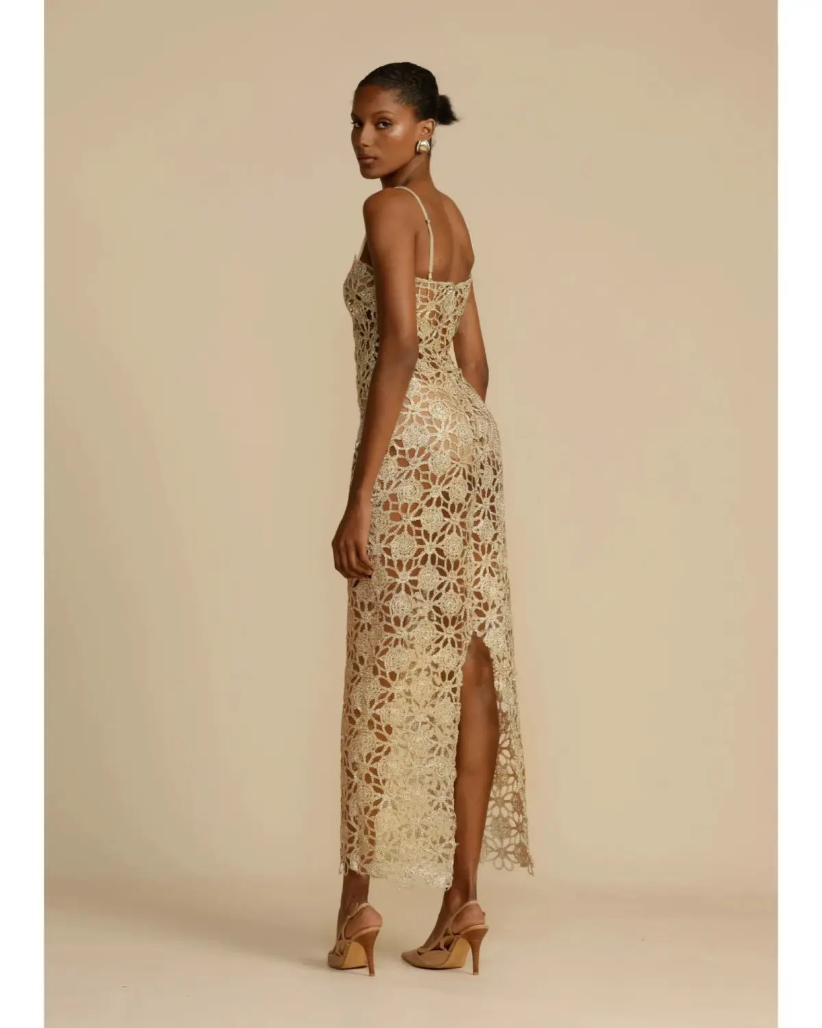 Arcina Ori Kendra Maxi Dress Gold Size XL / AU 14 photo 3