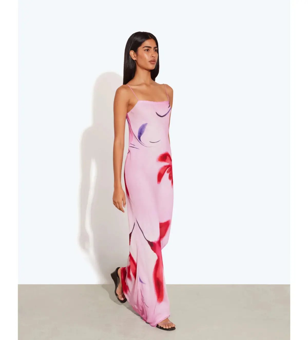 Rat & Boa Alici Pink Floral Maxi Dress Size 10 photo 2
