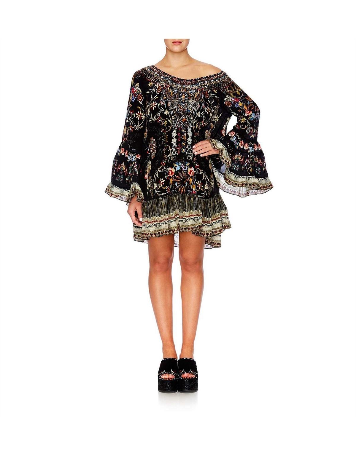 Camilla 'Dancing in the Dark' A Line Frill Dress Size L photo 2