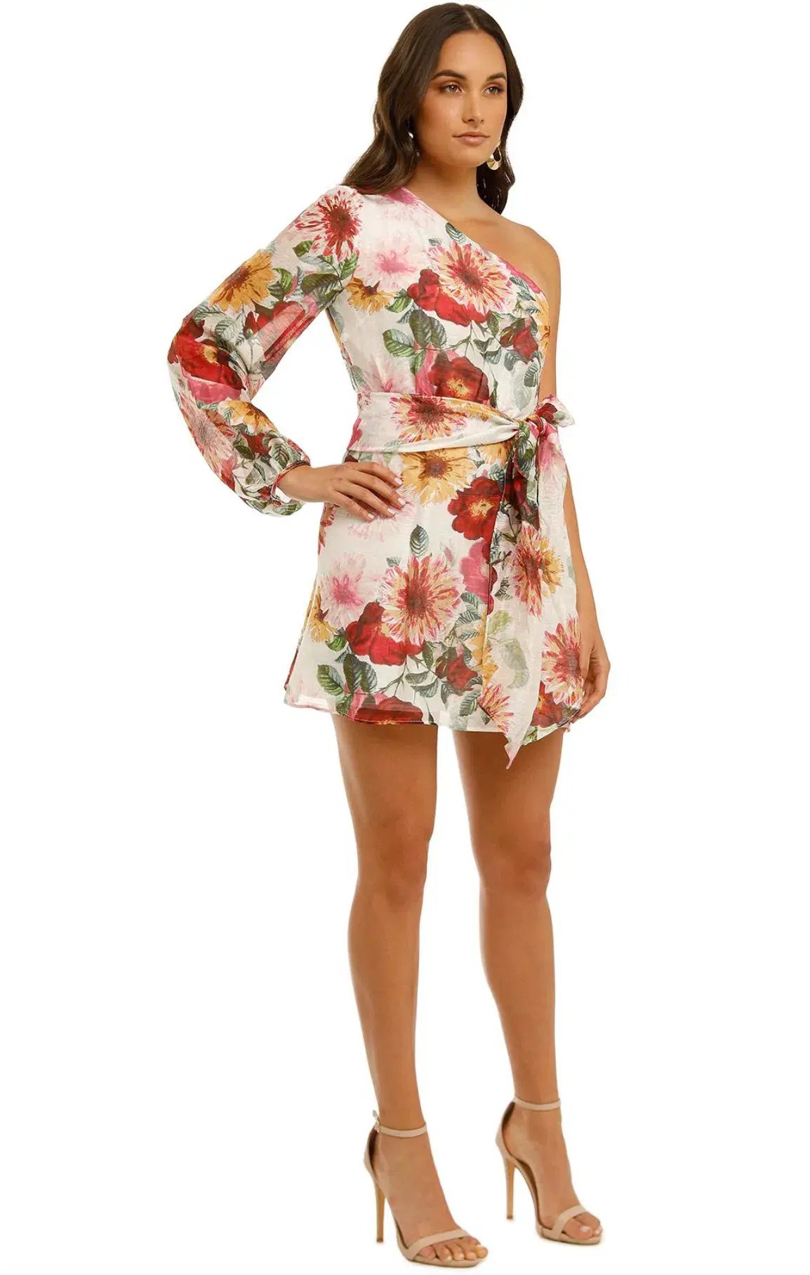 Talulah Tabular Garland Mini Dress Floral Size 8 photo 2