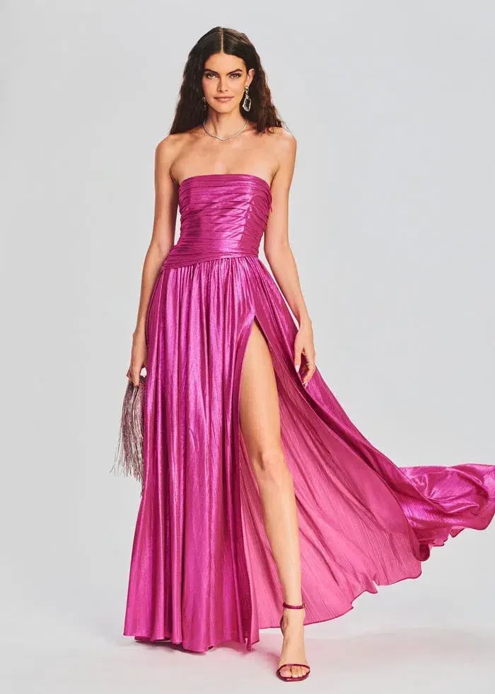 Retrofête Jacie Maxi Dress Pink Size 8 photo 2