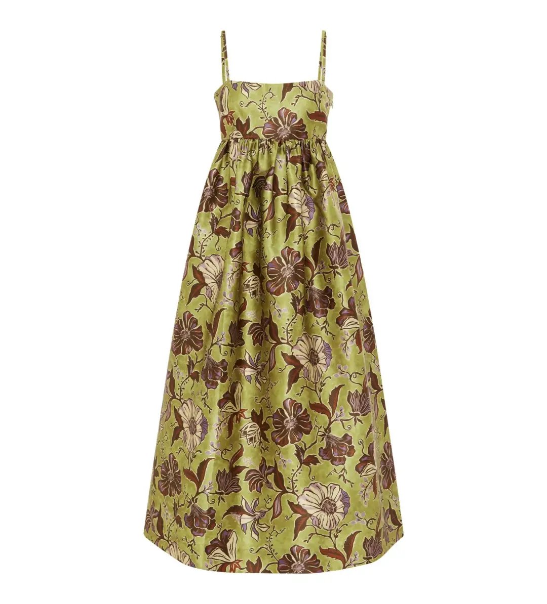 Alémais Citron Midi Dress Floral Size 6 photo 3