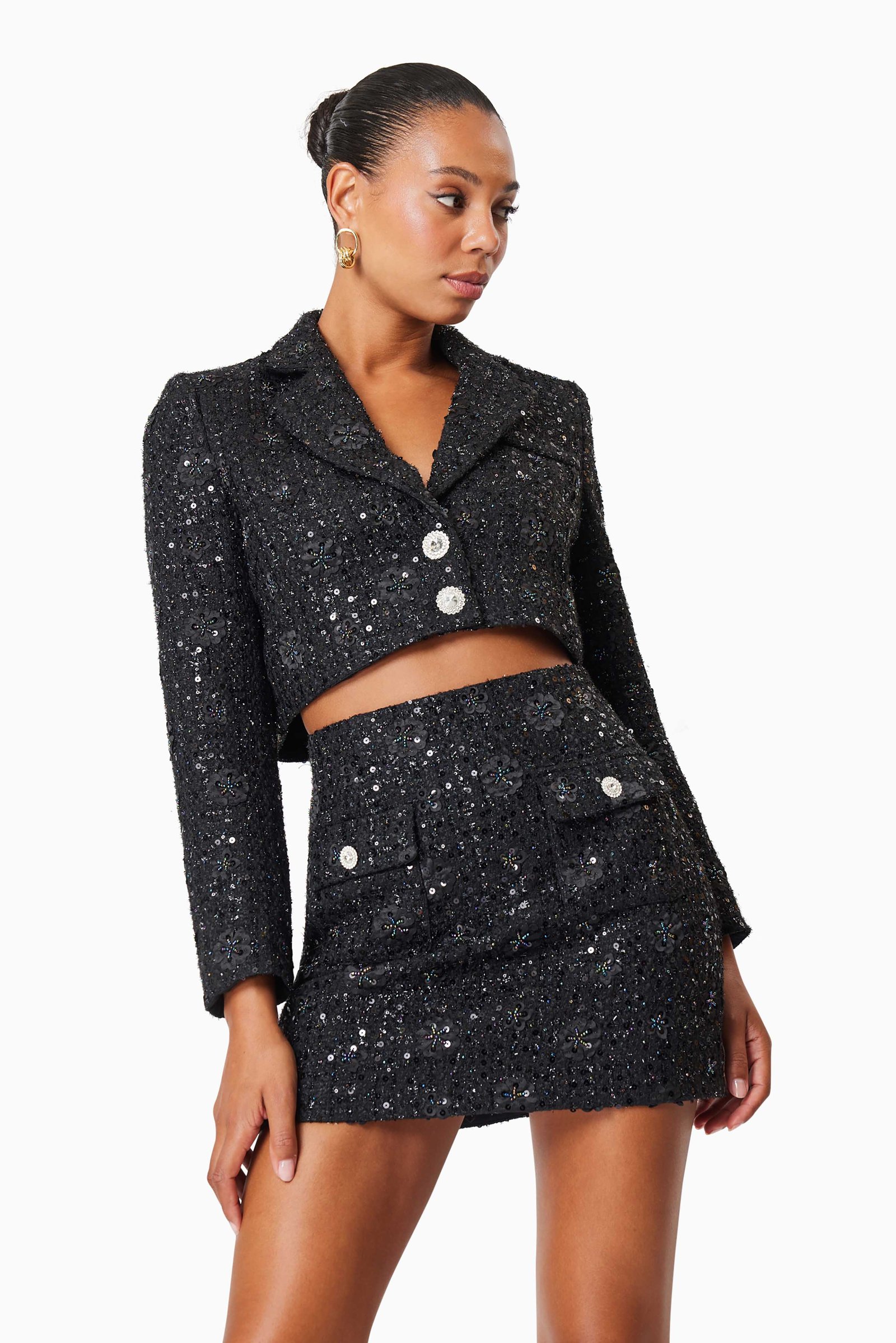 ELLIATT ADELINE SKIRT - BLACK photo 2