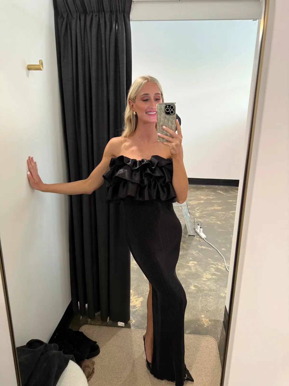 LIDEE WOMAN PARIS TUBE DRESS / BLACK / SIZE 8 photo 3