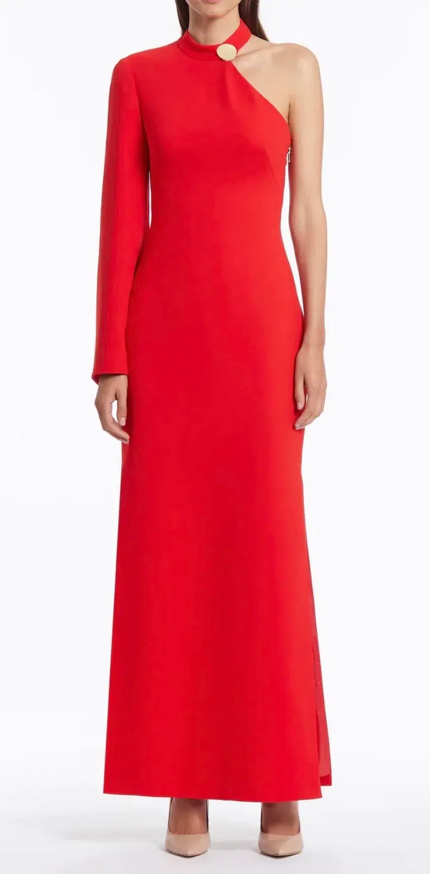 Carla Zampatti Hollywood Gown Red Size 8 photo 4