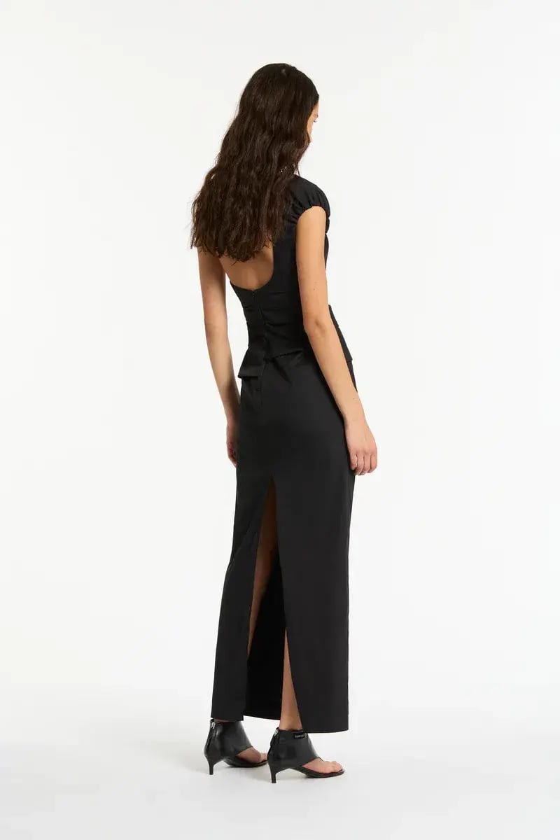 Sir the Label Giacomo Gathered Gown Black Size 0 / AU 6 photo 2