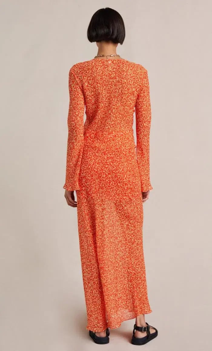 Bec & Bridge Cheri Long Sleeve Top in Orange Size 16 photo 3