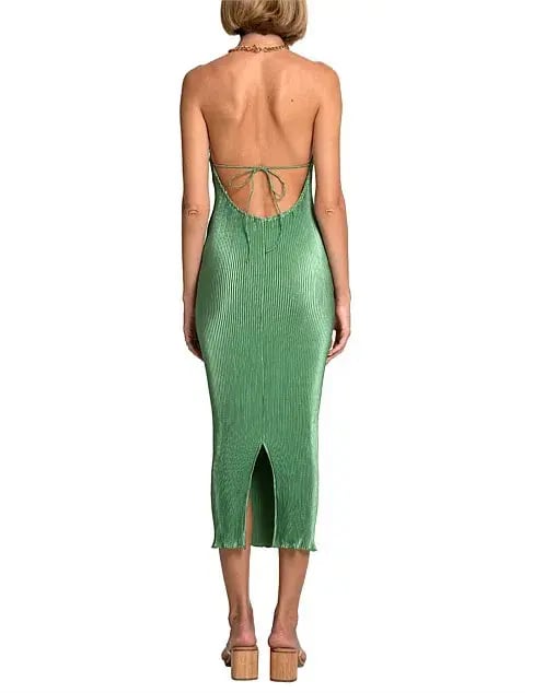 L'Idee Klum Chain Backless Gown Sea Green Size AU 6 photo 3