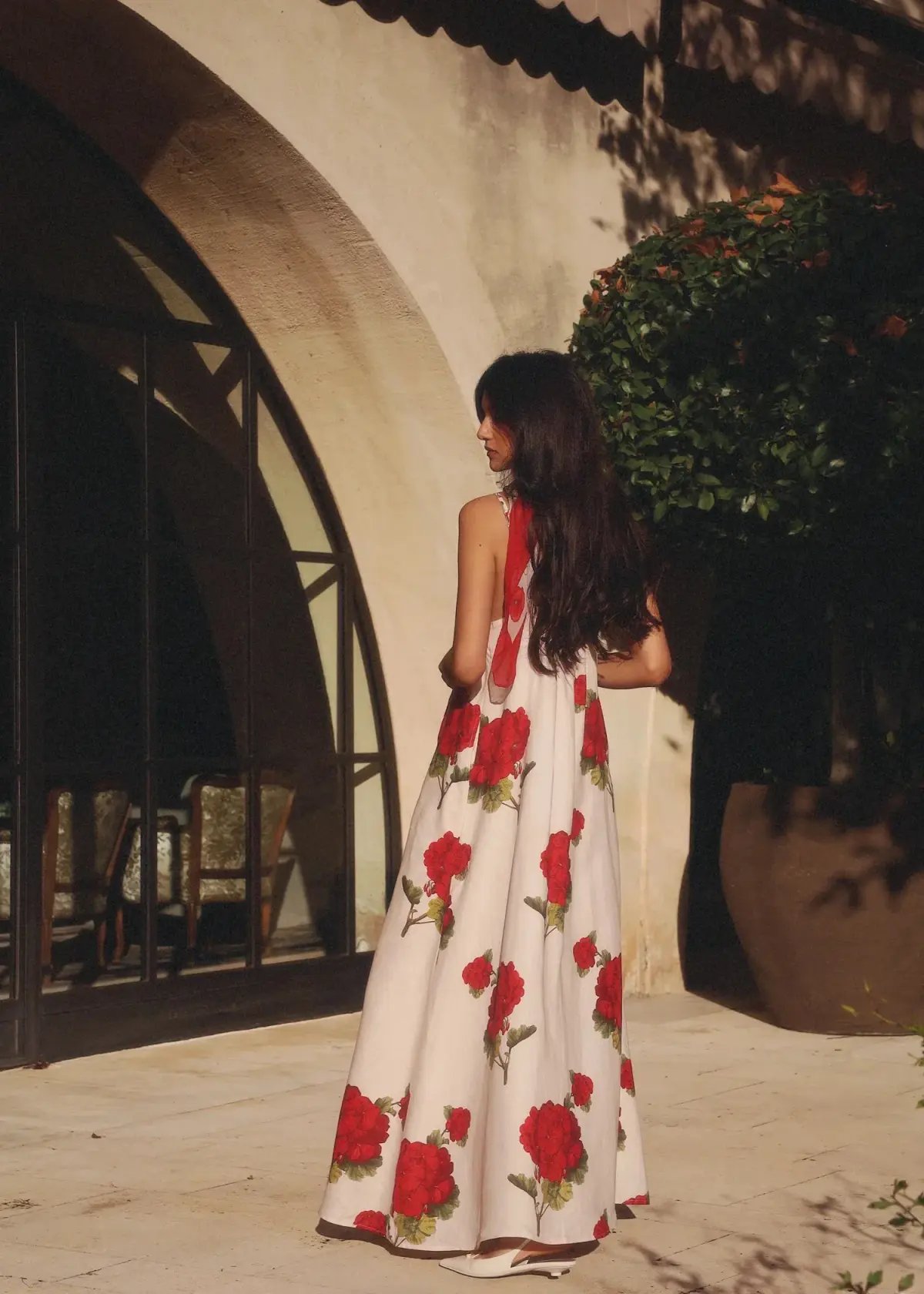 Morton Mac Camilla Dress in Crimson Ivy Size M / AU 10 photo 2