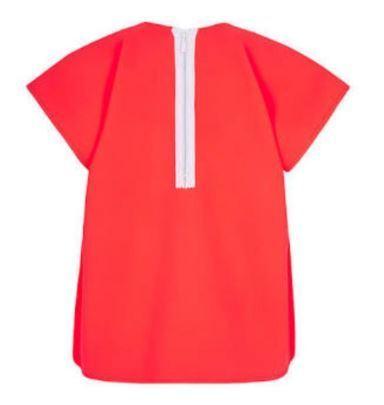 Maticevski fascinate longline skirt and authentic T shirt set fluro orange size 8 photo 2