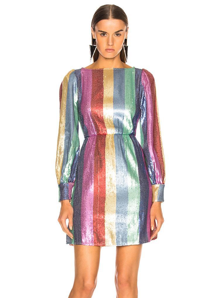 Rixo London Ava Mini Dress Sequin Size 12 photo 2