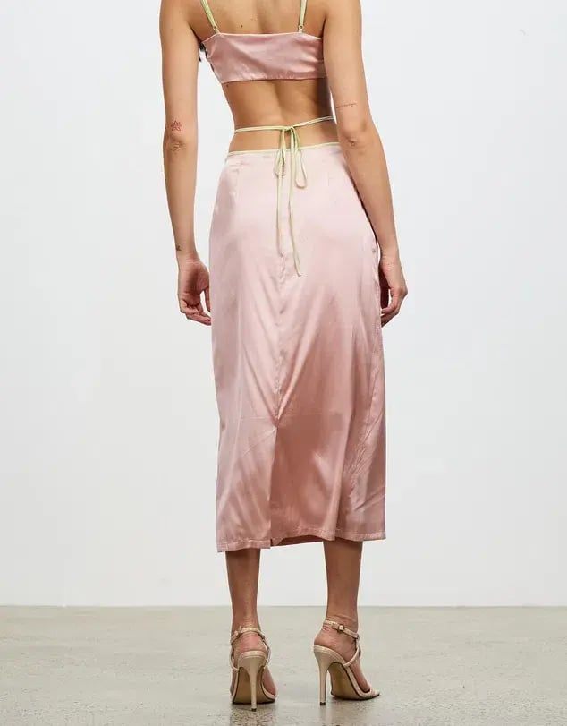 Hansen & Gretel Cali Top and Mariika Skirt Set Blush Size 8 photo 4