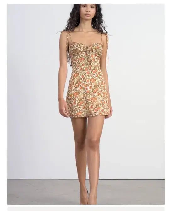 Realisation Par The Devon Dress in 70's Floral Print Size 10 / M photo 2