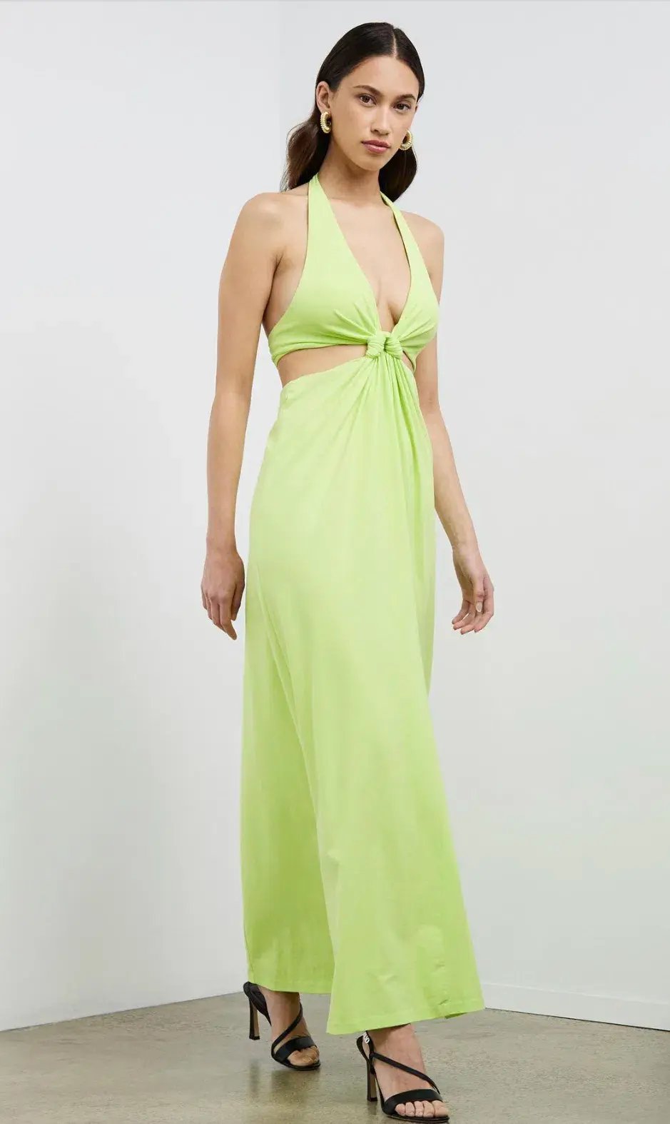 Camilla And Marc Zandar Cut Out Halter Dress In Apple Sorbet Au Size 12 photo 6