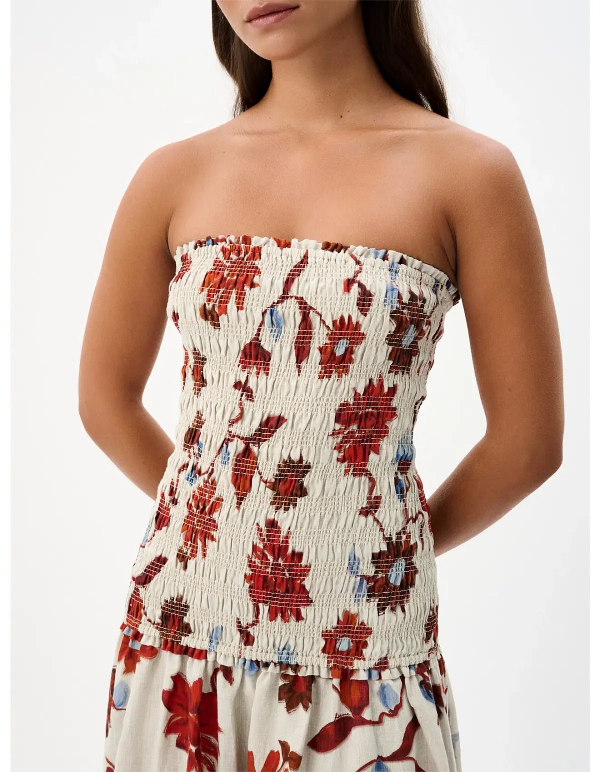 Roame Millie Dress Cactus Bloom Sand Size 0/Au 6 photo 4