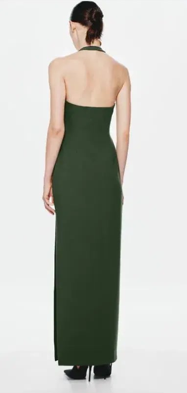 MISHA The Alusia Dress Black Size 12 photo 3