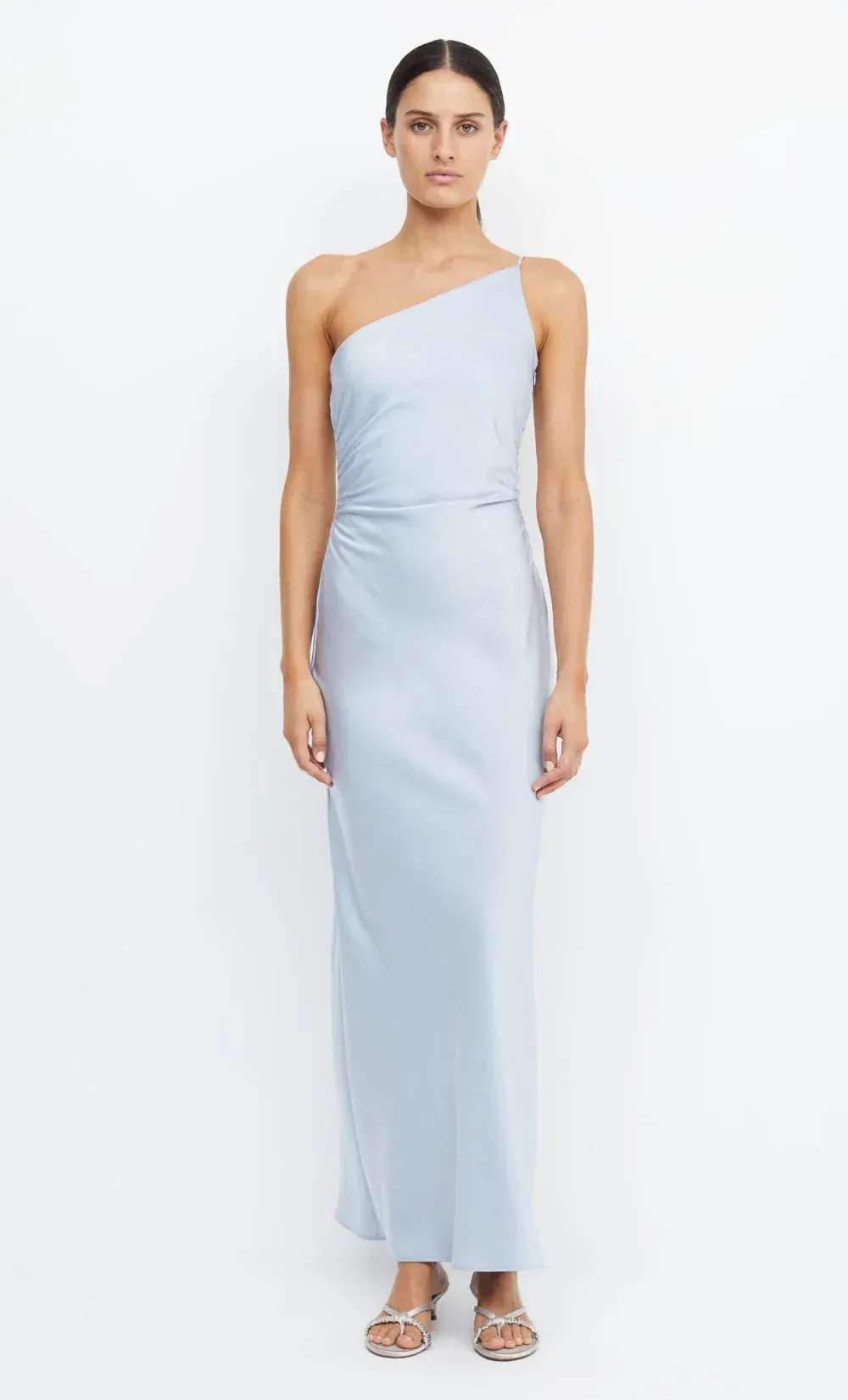 Bec & Bridge Eternity Asym Maxi Dress Dusty Blue Size 8 photo 5