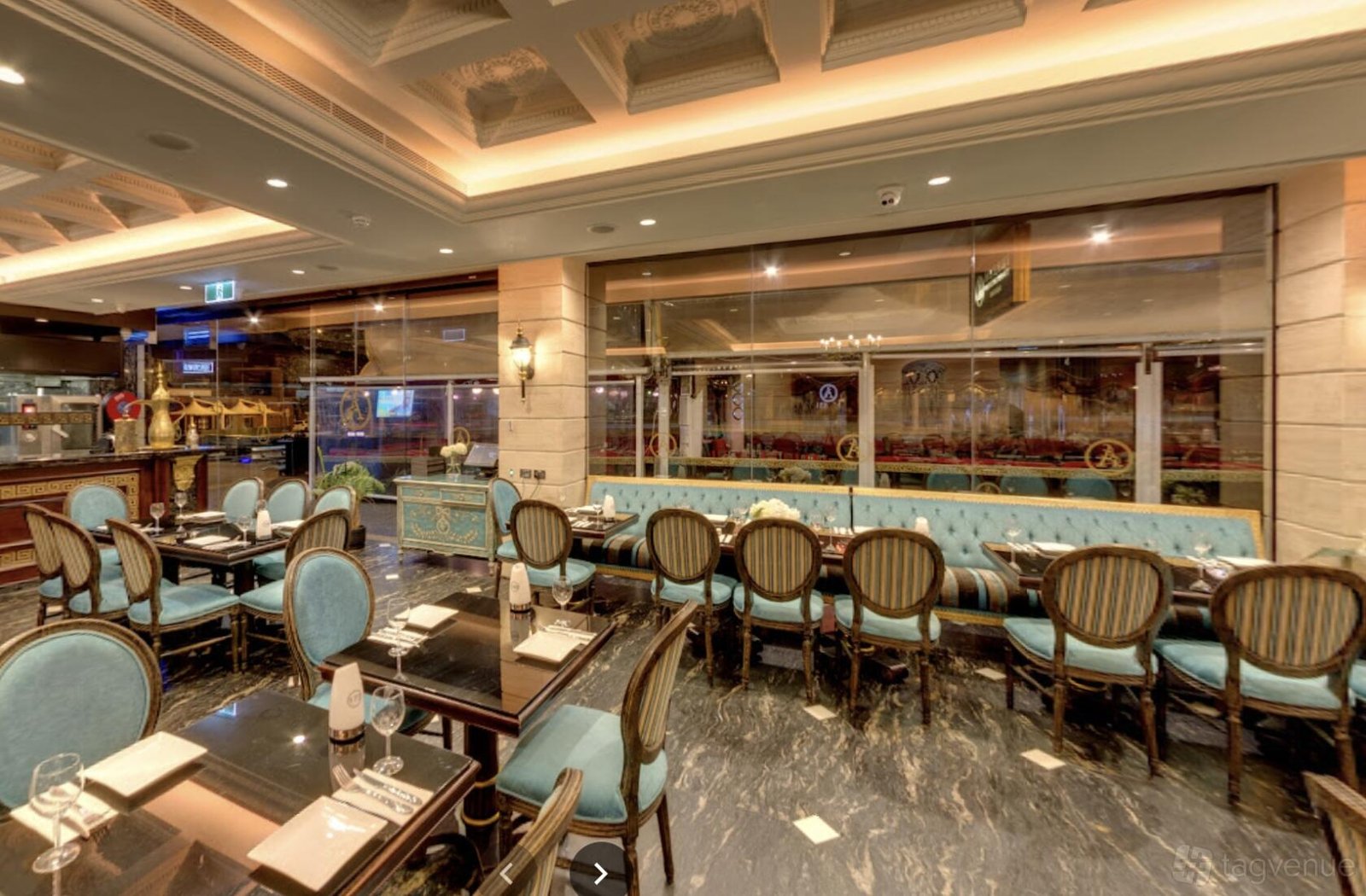 Indoor Dining Room at Armani Restaurant photo 4