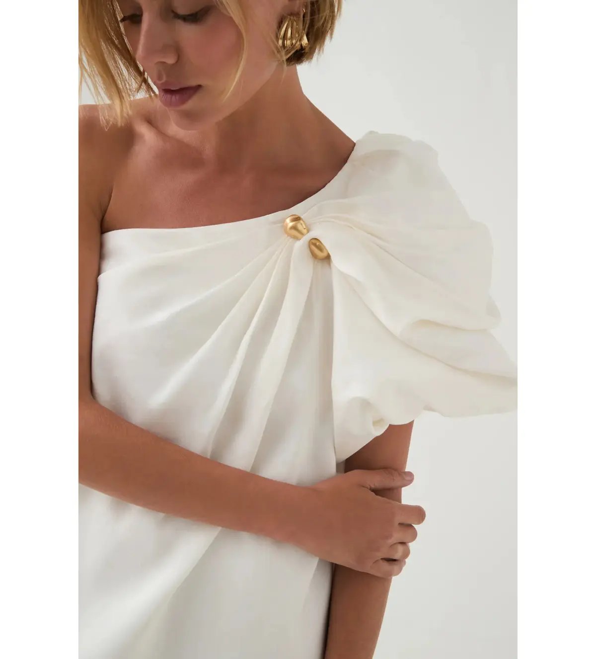 Aje Cira Mini Dress in Ivory Size M / AU 10 photo 4
