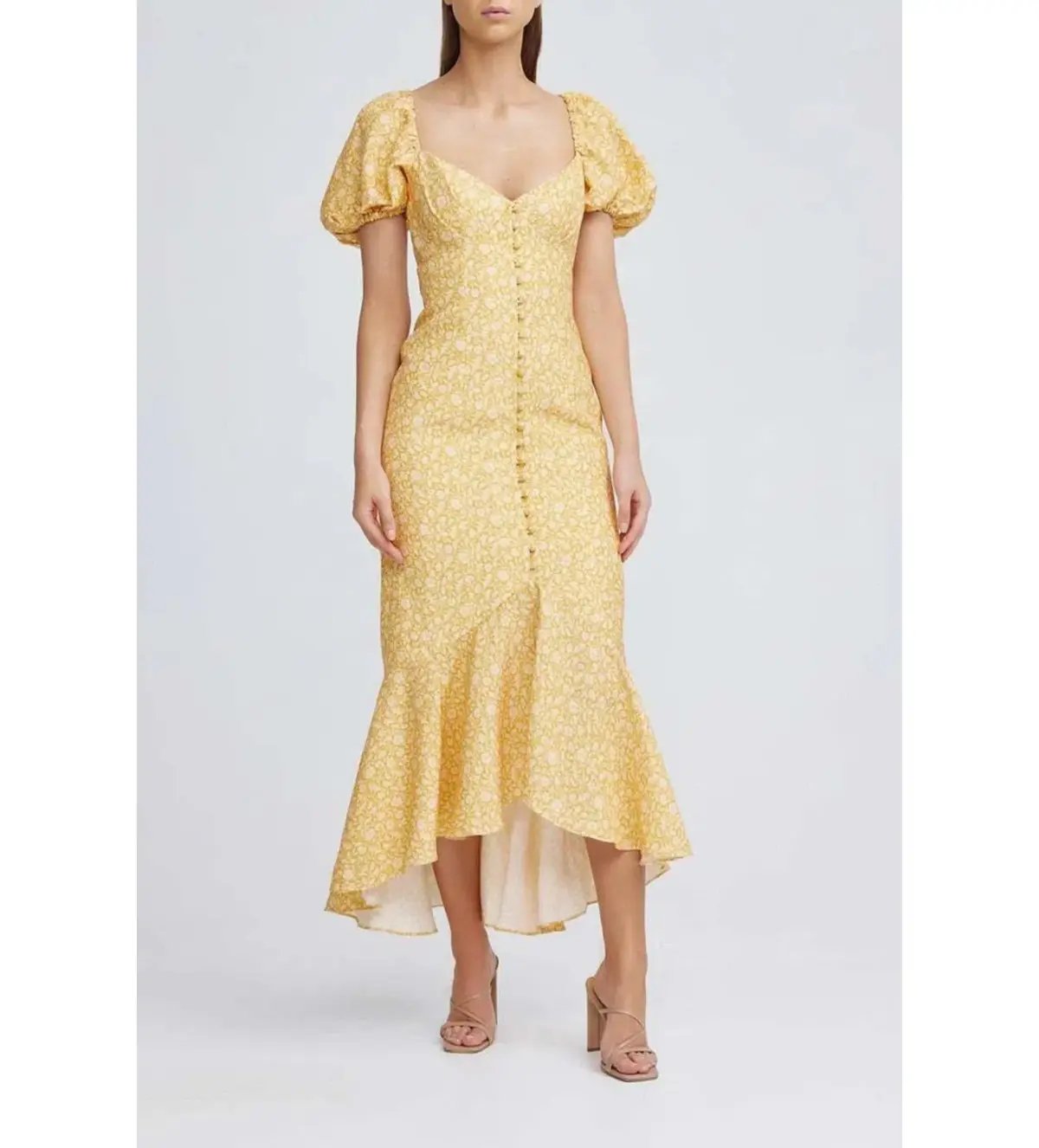 Significant Other Jacinta Dress in Champagne Pansy  Size 8 photo 2